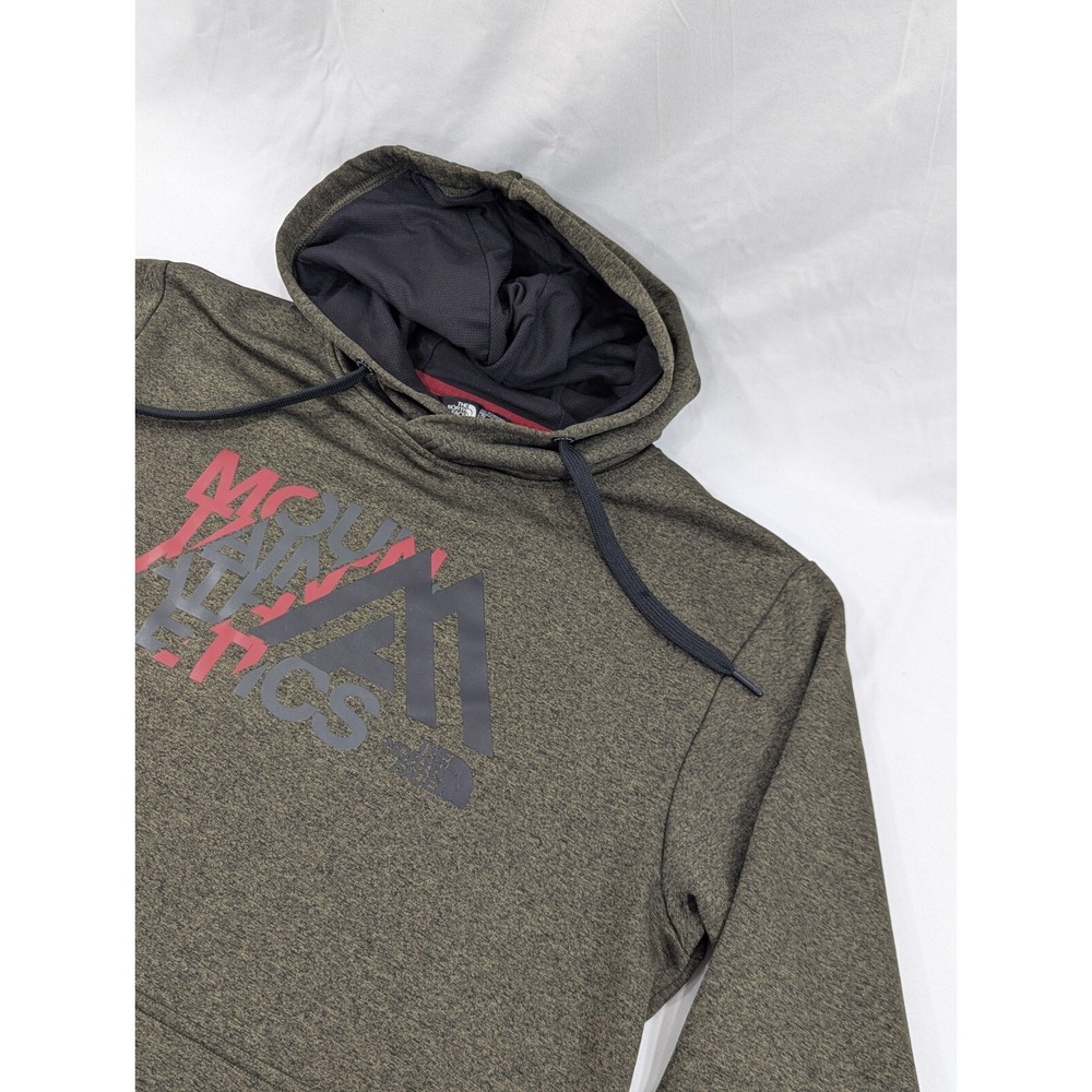 The North Face Mountain Athletics Hoodie Sweatshirt Olive Drab Green Size L